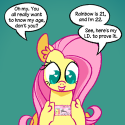 Size: 850x850 | Tagged: safe, artist:ponett, fluttershy, g4, ask, tumblr