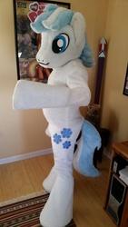 Size: 720x1280 | Tagged: safe, artist:euro_squirrel, double diamond, g4, fursuit, irl, photo