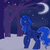 Size: 512x512 | Tagged: safe, artist:lulubell, princess luna, g4, female, snow, solo