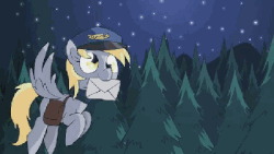 Size: 400x225 | Tagged: safe, artist:alfa995, screencap, derpy hooves, pegasus, pony, g4, animated, clothes, female, letter, mail, mailbag, mailmare, mare, mouth hold, scarf