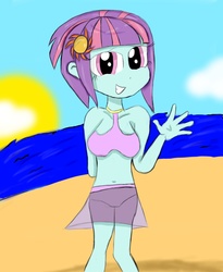 Size: 810x986 | Tagged: safe, artist:mildockart, sunny flare, equestria girls, g4, my little pony equestria girls: friendship games, clothes, swimsuit