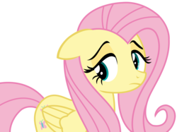 Size: 4647x3484 | Tagged: safe, artist:sketchmcreations, fluttershy, flutter brutter, g4, floppy ears, frown, inkscape, simple background, transparent background, unhappy, vector
