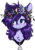 Size: 831x1184 | Tagged: safe, artist:tay-niko-yanuciq, oc, oc only, blushing, bust, colored pupils, flower, flower in hair, portrait, simple background, solo, transparent background, wreath