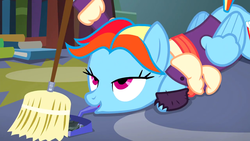 Size: 1280x720 | Tagged: safe, screencap, rainbow dash, snowdash, pony, a hearth's warming tail, g4, female, mare, solo