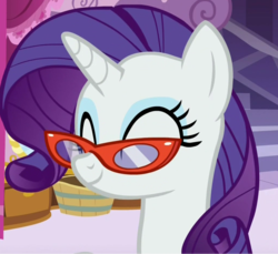 Size: 1027x941 | Tagged: safe, rarity, g4, the saddle row review, cute, glasses