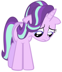 Size: 7000x8200 | Tagged: safe, artist:tardifice, starlight glimmer, pony, unicorn, g4, the crystalling, absurd resolution, cute, female, floppy ears, glimmerbetes, look of betrayal, mare, photoshop, sad, simple background, solo, transparent background, vector