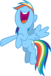 Size: 7000x10371 | Tagged: safe, artist:luckreza8, rainbow dash, flutter brutter, g4, absurd resolution, can i do it on my own, female, nose in the air, open mouth, simple background, singing, solo, transparent background, uvula, vector