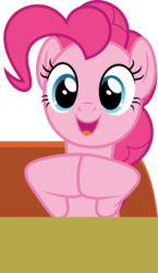 Size: 3482x6000 | Tagged: safe, artist:dashiesparkle, pinkie pie, g4, the saddle row review, female, simple background, solo, transparent background, vector