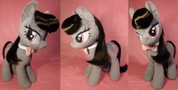 Size: 7710x3881 | Tagged: safe, artist:zooher-punkcloud, octavia melody, g4, irl, photo, plushie, solo