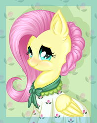 Size: 2893x3683 | Tagged: safe, artist:nuumia, flutterholly, fluttershy, a hearth's warming tail, g4, female, high res, solo