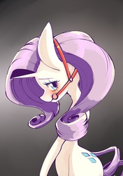 Size: 2039x2894 | Tagged: safe, artist:unousaya, rarity, g4, bridle, female, high res, solo