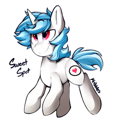 Size: 2765x2821 | Tagged: safe, artist:kribbles, oc, oc only, oc:sweet spot, pony, colored sketch, high res, male, solo, stallion