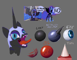 Size: 3200x2500 | Tagged: safe, artist:xbi, nightmare moon, pony, g4, context is for the weak, drawing, high res, open mouth, sketch, sphere