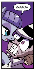 Size: 314x621 | Tagged: safe, artist:brendahickey, idw, buried treasure, maud pie, g4, spoiler:comic, spoiler:comicff29, not what it looks like, out of context, passion