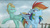 Size: 1000x557 | Tagged: safe, artist:mrgdog, rainbow dash, zephyr breeze, pegasus, pony, flutter brutter, g4, my little pony: friendship is magic, annoyed, female, male, mare, ship:zephdash, shipping, stallion, straight