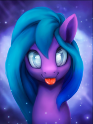 Size: 700x930 | Tagged: safe, artist:rodrigues404, oc, oc only, oc:eternal night, solo, tongue out