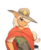 Size: 981x1189 | Tagged: safe, artist:sugarlesspaints, edit, applejack, earth pony, anthro, g4, cheek fluff, clothes, costume, cropped, crossover, cute, eyebrows, eyebrows visible through hair, female, hair over one eye, hat, jackabetes, jesse mccree, looking at you, mccreejack, overwatch, poncho, questionable source, simple background, solo, white background