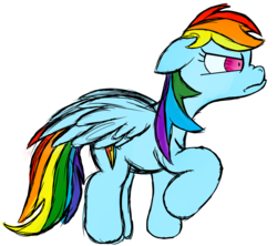 Size: 1710x1518 | Tagged: safe, artist:felixisrose, rainbow dash, g4, female, glare, simple background, solo, transparent background