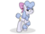 Size: 1024x768 | Tagged: safe, artist:princesslovelypony, bedroom eyes, crossover, georgette, hair bow, oliver and company, ponified, raised hoof, short tail