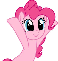 Size: 7000x7418 | Tagged: safe, artist:luckreza8, pinkie pie, g4, spice up your life, absurd resolution, cute, diapinkes, female, simple background, solo, transparent background, vector