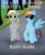 Size: 1600x1933 | Tagged: safe, artist:styroponyworks, derpy hooves, rainbow dash, pegasus, pony, g4, bag, duo, female, mare, movie, movie poster, parody, ponified, poster, rain man, sunglasses, underp