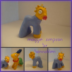 Size: 1024x1024 | Tagged: safe, artist:hannaliten, creepy, customized toy, figure, irl, jesus christ how horrifying, maggie simpson, male, marge simpson, nightmare fuel, pacifier, photo, the simpsons, toy, wat