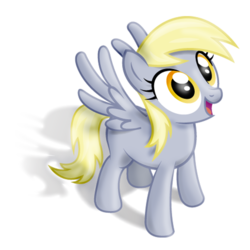 Size: 2953x2953 | Tagged: safe, artist:terkatoriam, derpy hooves, pegasus, pony, g4, cute, derpabetes, female, mare, solo, underp