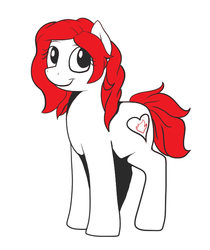 Size: 578x688 | Tagged: artist needed, safe, oc, oc only, oc:flaming passion, earth pony, pony, female, solo