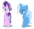 Size: 1240x1053 | Tagged: safe, artist:hendro107, starlight glimmer, trixie, pony, unicorn, g4, my little pony: friendship is magic, no second prances, .psd available, female, mare, simple background, transparent background, vector