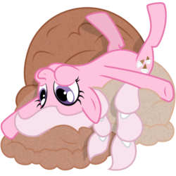 Size: 3000x3000 | Tagged: safe, artist:sunley, lickety-split, earth pony, pony, g1, g4, :t, cute, female, food, g1 licketybetes, g1 to g4, generation leap, ice cream, mare, on back, puffy cheeks, simple background, smiling, solo, that pony sure does love ice creams, transparent background, upside down, vector