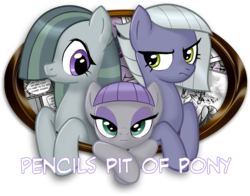 Size: 1150x900 | Tagged: safe, artist:pencils, limestone pie, marble pie, maud pie, earth pony, pony, g4, female, looking at you, mare, simple background, sisters, transparent background