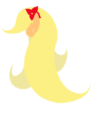 Size: 868x1129 | Tagged: safe, artist:themagicwalrus, part of a set, applejack, earth pony, pony, g4, bust, female, flower, flower in hair, lineless, mare, minimalist, portrait, profile, simple background, solo, transparent background