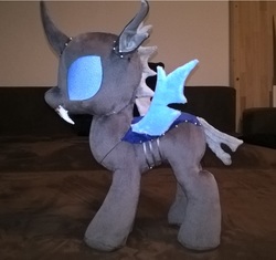 Size: 1960x1840 | Tagged: safe, artist:justiceofelements, changeling, holeless, irl, photo, plushie, solo
