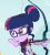 Size: 486x540 | Tagged: safe, screencap, applejack, sci-twi, twilight sparkle, equestria girls, g4, my little pony equestria girls: friendship games, animated, archery, arrow, bow (weapon), bow and arrow, cropped, crying, female, solo focus, weapon