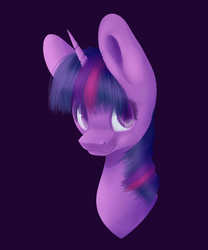 Size: 1000x1200 | Tagged: safe, artist:fifi-chann, twilight sparkle, g4, female, portrait, simple background, solo