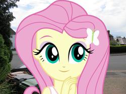 Size: 1000x750 | Tagged: safe, artist:samueljcollins1990, fluttershy, equestria girls, g4, equestria girls in real life, photo