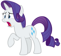 Size: 7500x7000 | Tagged: safe, artist:tardifice, rarity, g4, the gift of the maud pie, absurd resolution, female, inkscape, open mouth, panicking, raised hoof, simple background, solo, transparent background, vector