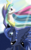 Size: 1100x1750 | Tagged: dead source, safe, artist:theroyalprincesses, princess celestia, princess luna, g4, cloud, crepuscular rays, duo, looking up, night sky, royal sisters, sky, stars, sun, unhappy