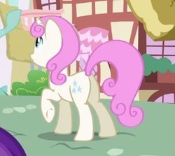 Size: 292x261 | Tagged: safe, screencap, twinkleshine, pony, g4, secret of my excess, butt, cropped, female, mare, plot