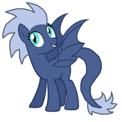 Size: 1152x1152 | Tagged: safe, artist:motownwarrior01, artist:pegasski, oc, oc only, oc:tulip, dracony, hybrid, g4, base used, ponified, simple background, solo, transparent background