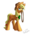 Size: 1600x1803 | Tagged: safe, artist:rulsis, applejack, earth pony, pony, g4, bandana, female, mare, rope, simple background, solo, transparent background