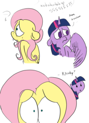 Size: 2480x3425 | Tagged: safe, artist:theponybox696, color edit, edit, fluttershy, twilight sparkle, alicorn, pony, comic:the cutie pee, g4, the cutie map, colored, desperation, high res, need to pee, omorashi, potty dance, potty emergency, potty time, trotting in place, twilight sparkle (alicorn)