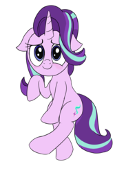 Size: 1000x1500 | Tagged: safe, artist:baratus93, starlight glimmer, pony, g4, bipedal, blushing, covering, cute, embarrassed, female, simple background, solo, transparent background, vector