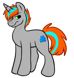 Size: 900x947 | Tagged: safe, artist:nappkin, oc, oc only, oc:audio spectrum, solo