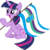 Size: 500x500 | Tagged: safe, artist:cyanlightning, artist:muddyfudger, edit, twilight sparkle, alicorn, pony, g4, female, flag, solo, twilight sparkle (alicorn)