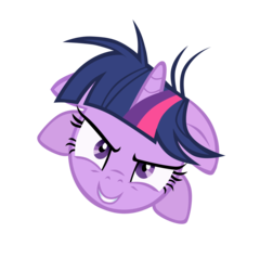 Size: 1440x1500 | Tagged: safe, artist:oathkeeper21, twilight sparkle, crab pony, spider, g4, lesson zero, female, floppy ears, glare, grin, insanity, looking at you, meme, simple background, smiling, solo, spider sparkle, transparent background, wide eyes