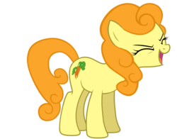 Size: 3000x2356 | Tagged: safe, artist:rattipack, carrot top, golden harvest, earth pony, pony, g4, background pony, eyes closed, female, flutteryay, high res, mare, open mouth, solo, yay