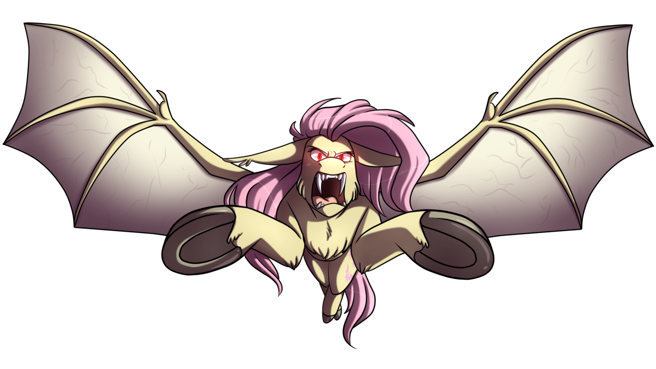 Flutterbat Ear #1199169 - safe, artist:namygaga, fluttershy, bat pony, pony, female ...