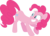 Size: 3575x2555 | Tagged: safe, artist:porygon2z, pinkie pie, earth pony, pony, g4, my little pony: friendship is magic, the hooffields and mccolts, female, high res, mare, simple background, solo, transparent background, vector