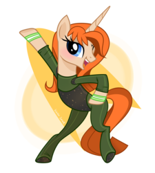 Size: 3643x4045 | Tagged: safe, artist:wicklesmack, pony, unicorn, beverly crusher, female, leotard, mare, ponified, solo, star trek, star trek: the next generation